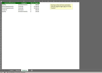 Formato para Control de Membresías y Suscripciones Personales en Excel VBA