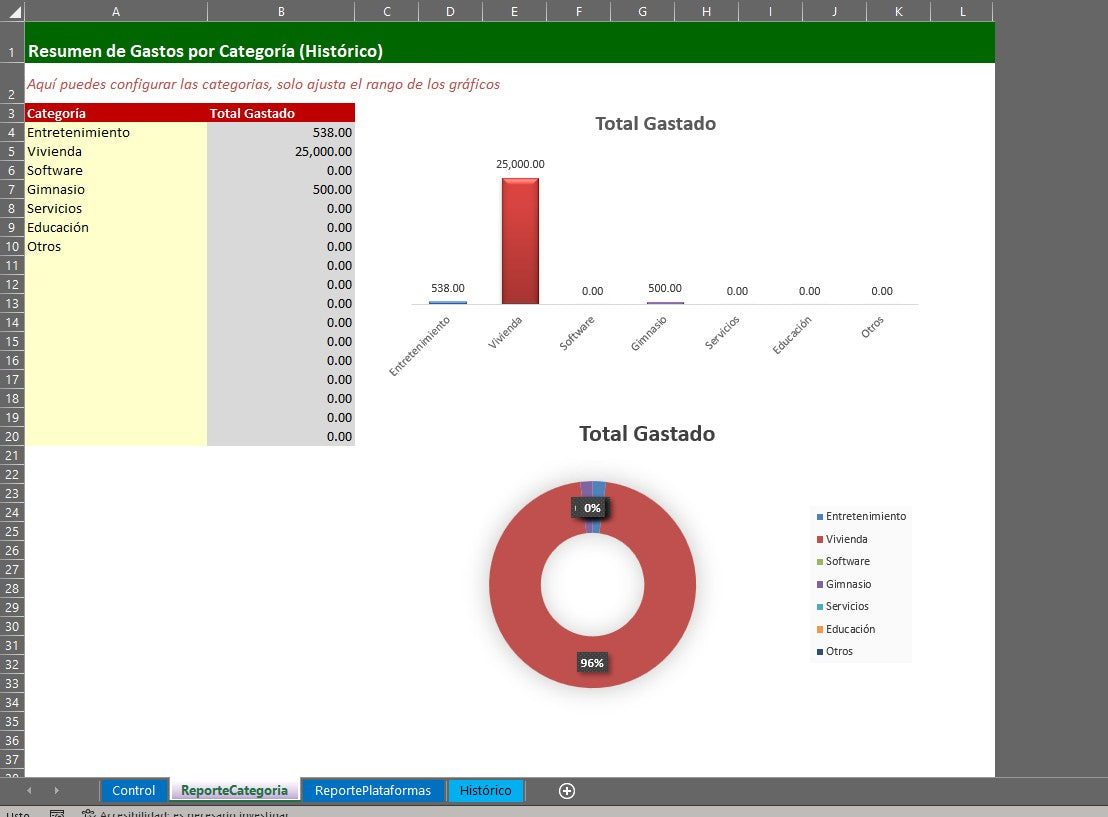 Formato para Control de Membresías y Suscripciones Personales en Excel VBA
