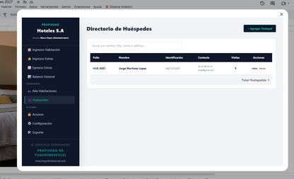 Sistema para Gestión de Habitaciones 2027 en Google Sheets (Hoteles, Moteles, Hostales)