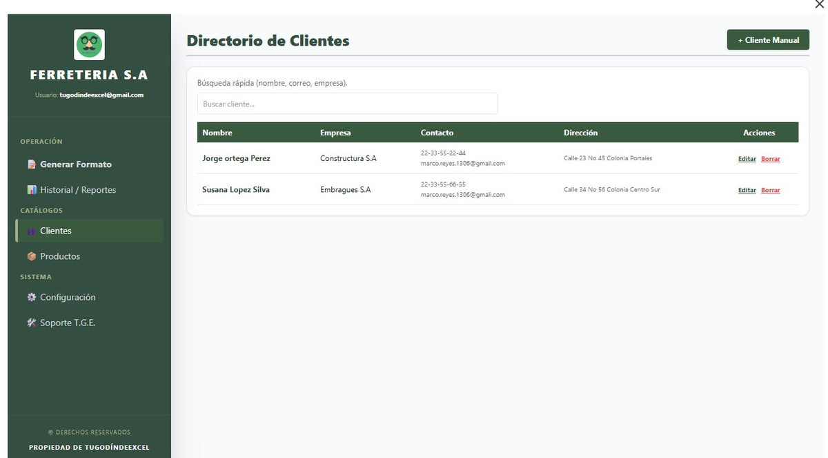 Generador de Multiples Documentos (Cotizacion, Recibo, Factura, Nota) 2027 en Google Sheets ¡Multiplataformas!