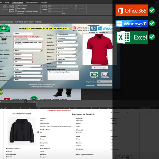 Sistema Completo de Inventario 2023 Pro en Excel