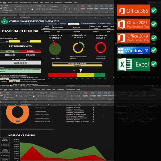 Control Financiero Personal (Ingresos, Egresos y Patrimonio) 2023