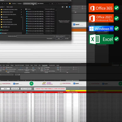 Lector de archivos XML de Nómina en Excel 2024