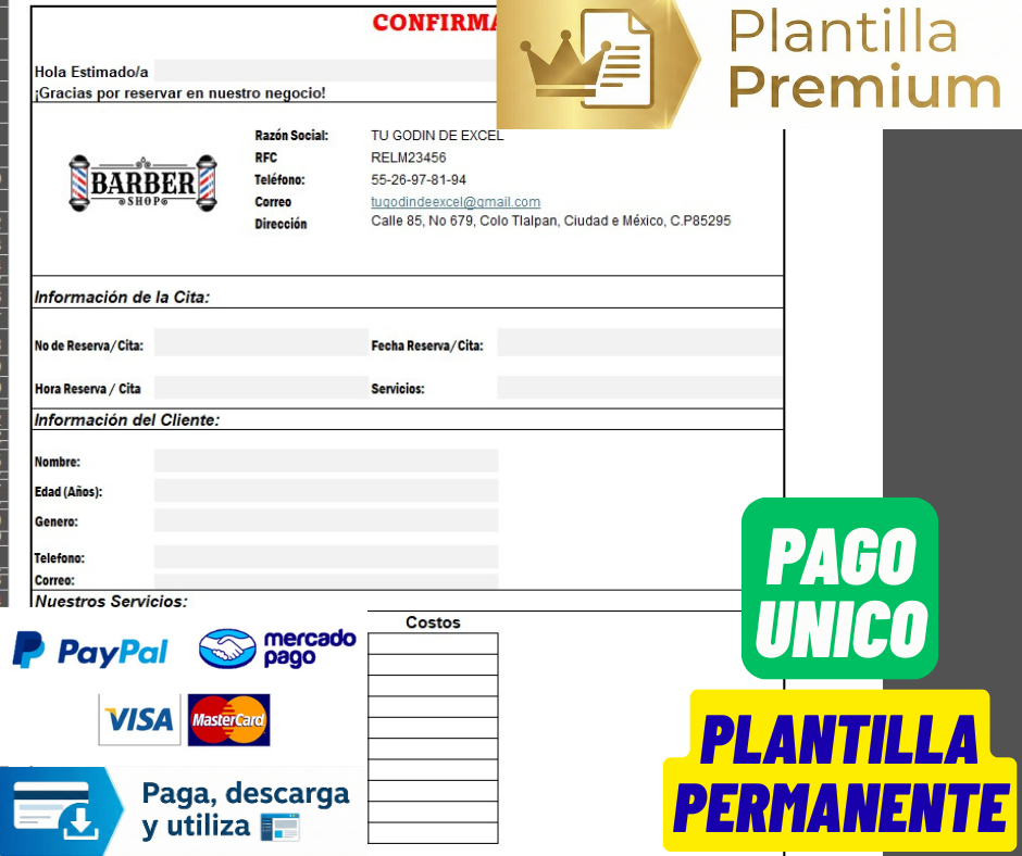Sistema para Control de Citas en Excel 2024
