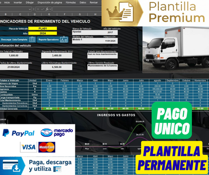 Control de Fletes y Flotillas en Excel con VBA 2024