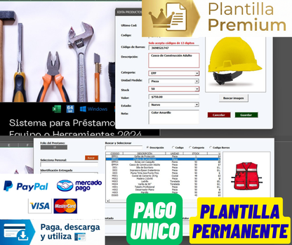 Sistema Préstamo de Equipos y Herramientas con Devolución Parcial 2024