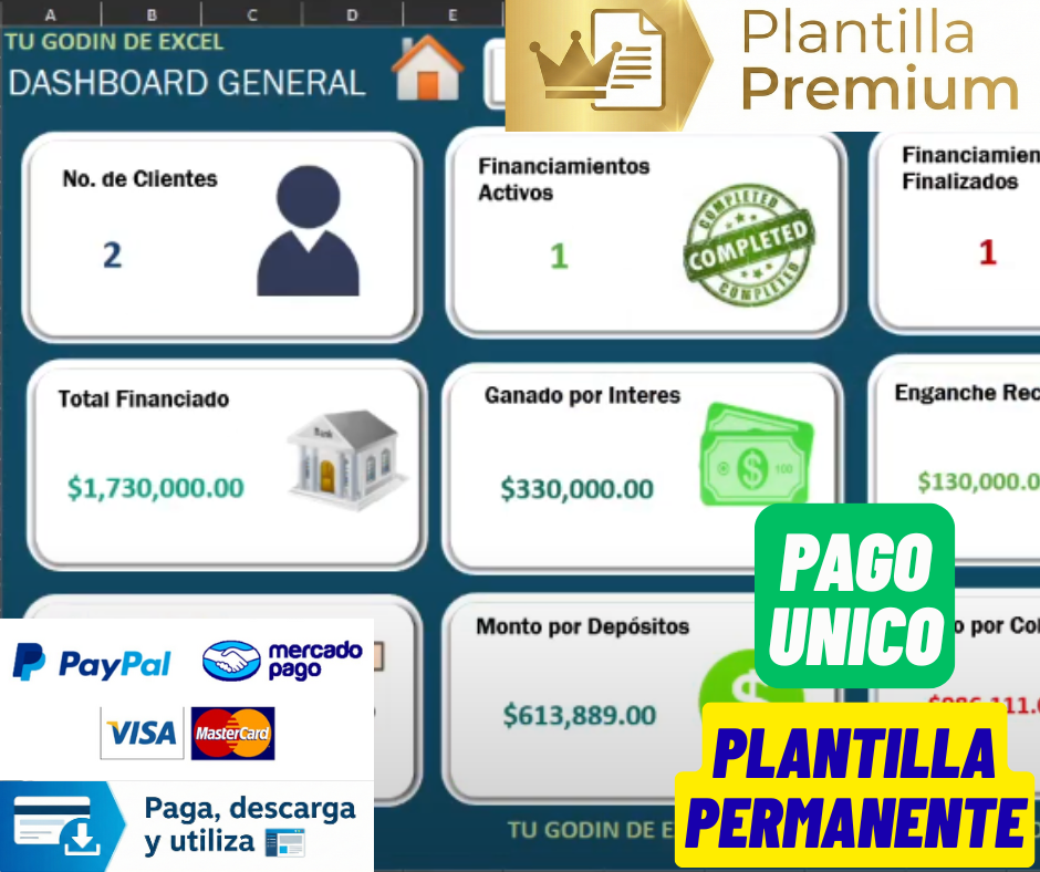 Sistema para Venta de Terrenos en Excel 2023