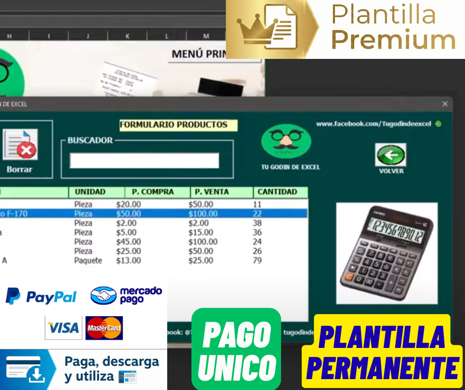 Plantilla Punto de Venta en Excel Liberada 2022