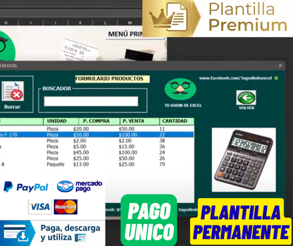 Plantilla Punto de Venta en Excel Liberada 2022