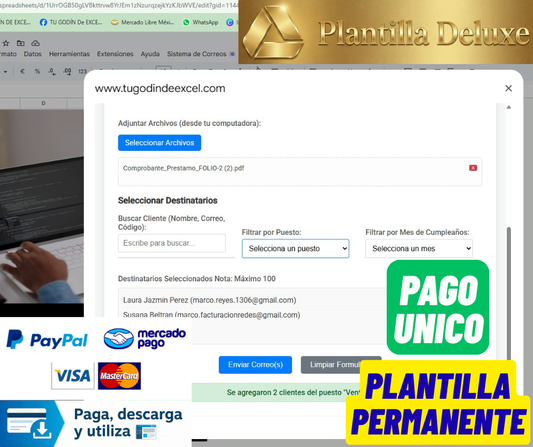Sistema para Envio de Correos Masivos 2025 en Google Sheets MultiUsuarios