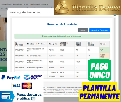 Sistema de Inventario Básico en Google Sheets 2025 "MultiUsuarios"