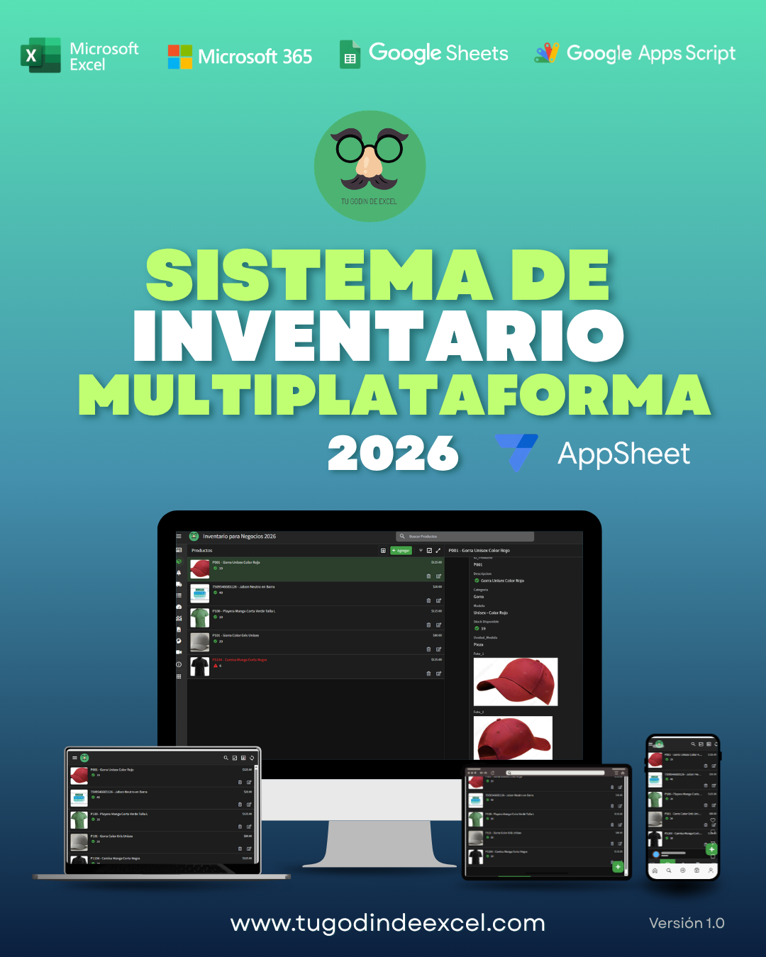 Sistema de Inventario Multiplataforma/Multiusuarios para Negocios 2026