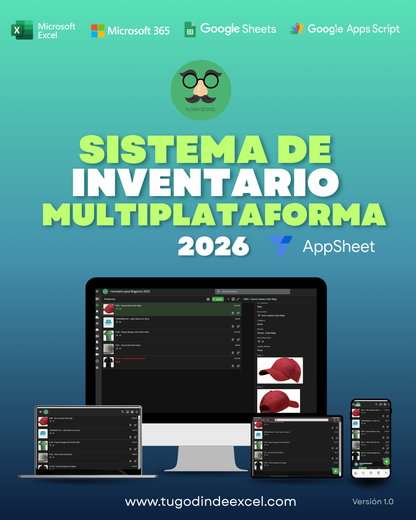 Sistema de Inventario Multiplataforma/Multiusuarios para Negocios 2026