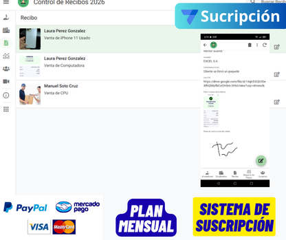 Generador de Recibos de Pago Multiplataforma/Multiusuarios 2026