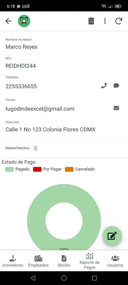 Generador de Recibos de Pago Multiplataforma/Multiusuarios 2026