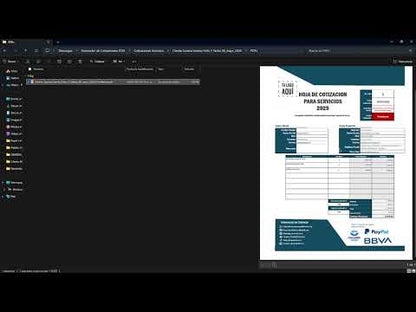 Plantilla para Cotizaciones de Servicios 2025 (Guardado Automático en Carpeta y Libro Excel)
