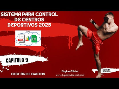 Sistema para Centro Deportivo en Google Sheets Permanente (Multiusuarios) 2025 (AppScript + HTML)