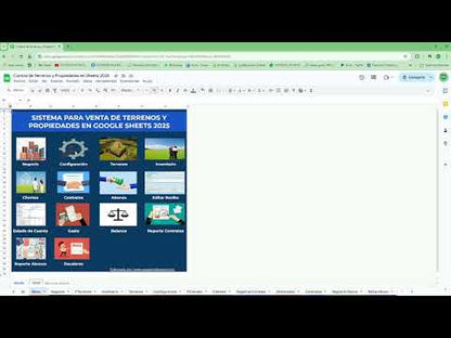 Sistema para Venta de Terrenos y Propiedades en Google Sheets 2025 (Multiusuarios)