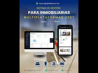 Sistema para Inmobiliarias 2027 Multiplataformas ¡Permanente! - Gestión de Venta/Renta de Propiedades y Terrenos