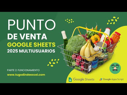 Punto de Venta 2025 Pro MultiUsuarios en Google Sheets ¡Permanente!