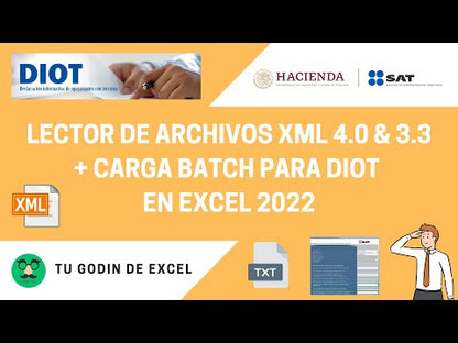 Lector de XML 4.0 & 3.3 + Carga Batch en Excel