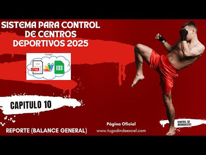 Sistema para Centro Deportivo en Google Sheets Permanente (Multiusuarios) 2025 (AppScript + HTML)