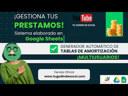 Sistema Generador de Tablas de Amotización 2025 en Google Sheets