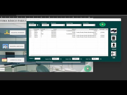 Sistema Básico Para Pequeños Consultorios en Excel