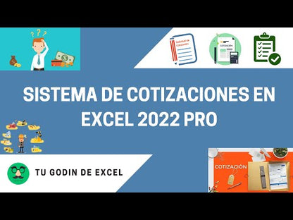 Sistema de Cotizaciones en Excel PRO 2022