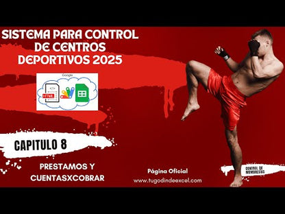 Sistema para Centro Deportivo en Google Sheets Permanente (Multiusuarios) 2025 (AppScript + HTML)